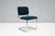 Mid-Century Modern Bauhaus Marcel Breuer Cesca Upholstered Side Chair in Blue Fabric by Gordon For Sale - Image 3 of 18