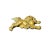 Early 19th Century Japanese Edo Gilt Bronze Karashishi Samurai Sword Menuki For Sale - Image 4 of 6