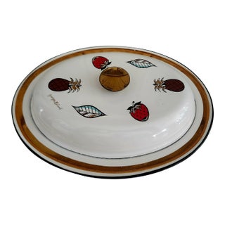 Georges Briard Enamel Casserole Dish Vintage 1960s For Sale