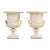 19th Century Pair of English Painted Cast Iron Medici or Borghese Urns For Sale