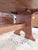 Brown Late 20th Century Stickley Mission Collection Keyhole Trestle Oak Dining Table For Sale - Image 8 of 11