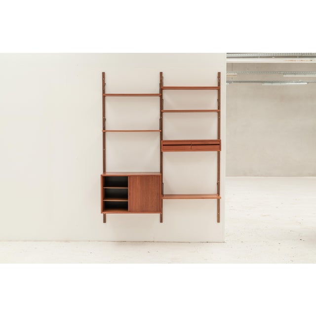 Two-Bay Wall Unit by P. Cadovius, 1960s For Sale - Image 11 of 18