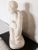 White Early 20th Century Italian Carrara Marble Sculpture, G. Pugi's Art Deco Beauty For Sale - Image 8 of 11