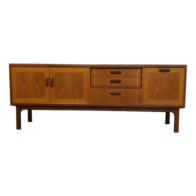 1960s Vintage Mid Century Modern Teak Credenza by G Plan For Sale