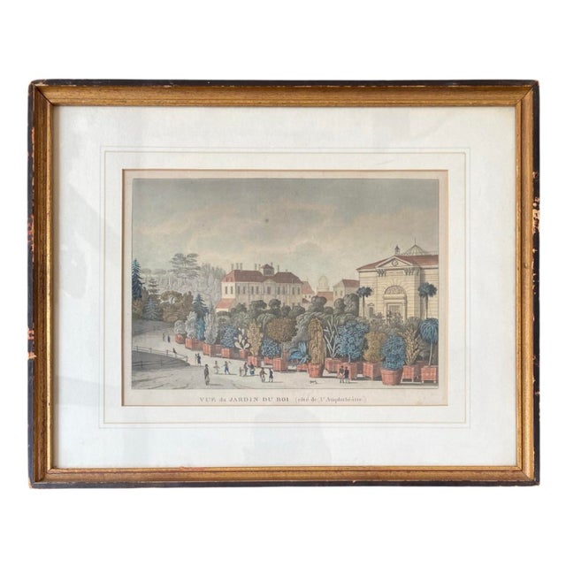 These four views — the Jardin du Roi seen from the river and from the amphitheatre side, the Palais des Tuileries from the...