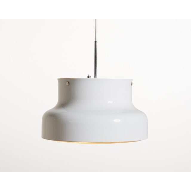 White Bumlingen Hanging Lamp by Anders Pehrson for Ateljé Lyktan, 1960s For Sale - Image 8 of 8