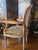 Gold Vintage Louis XVI Fauteuil Chair For Sale - Image 8 of 8