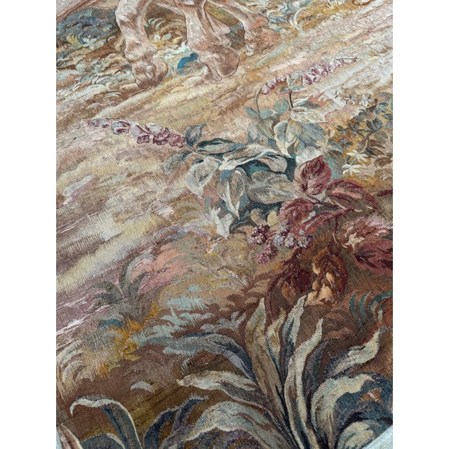 17th Century Brussels Tapestry Depicting Peasant For Sale - Image 9 of 10