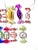 Vintage Glass Candy Christmas Ornaments – Set of 13 For Sale In Louisville - Image 6 of 12
