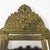 Hall Mirror with Brass Frame, 1920s For Sale - Image 3 of 7