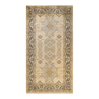 Mogul, One-of-a-Kind Hand-Knotted Area Rug in Ivory, 6' 1" x 11' 5" For Sale