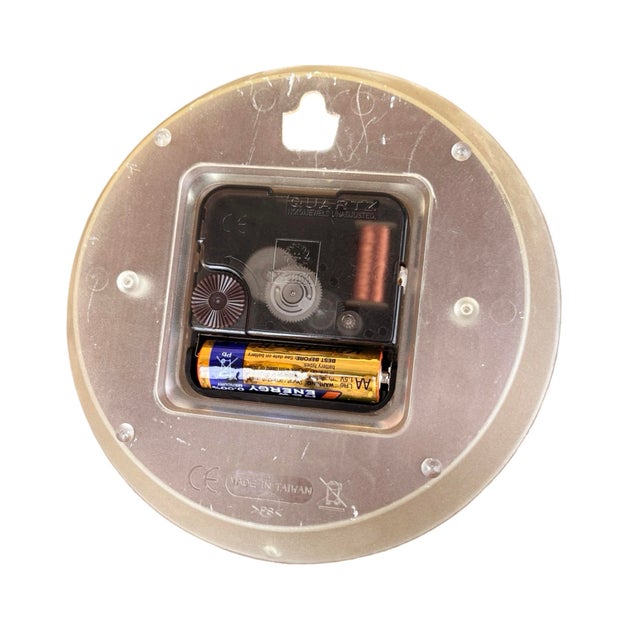 Large Wooden Wall Clock, Mebus, Germany, 1990s. For Sale - Image 4 of 9