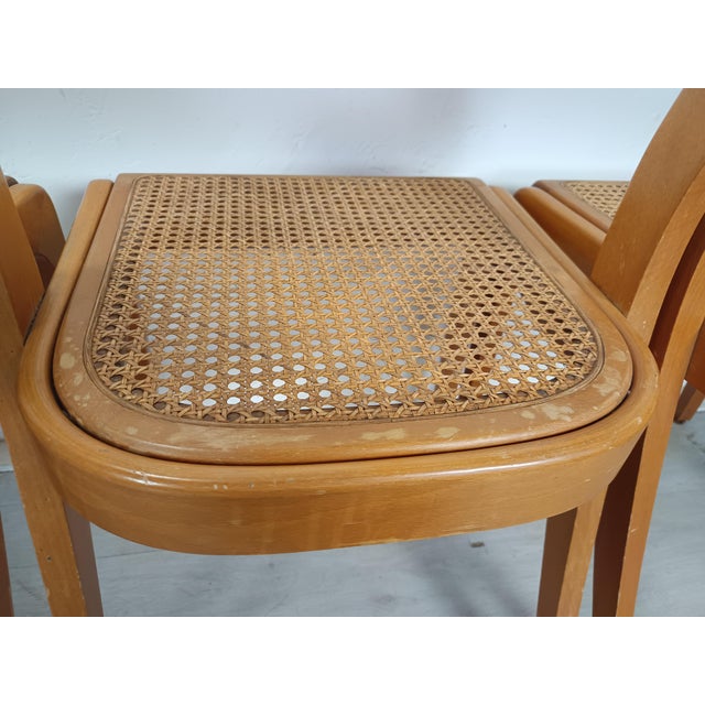 Gondola Chairs from Baumann, 1980s, Set of 4 For Sale - Image 13 of 18