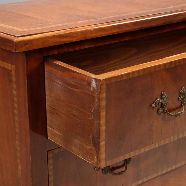 Antique Louis XVI Style Chest of Drawers in Mahogany, 20th Century For Sale - Image 5 of 11