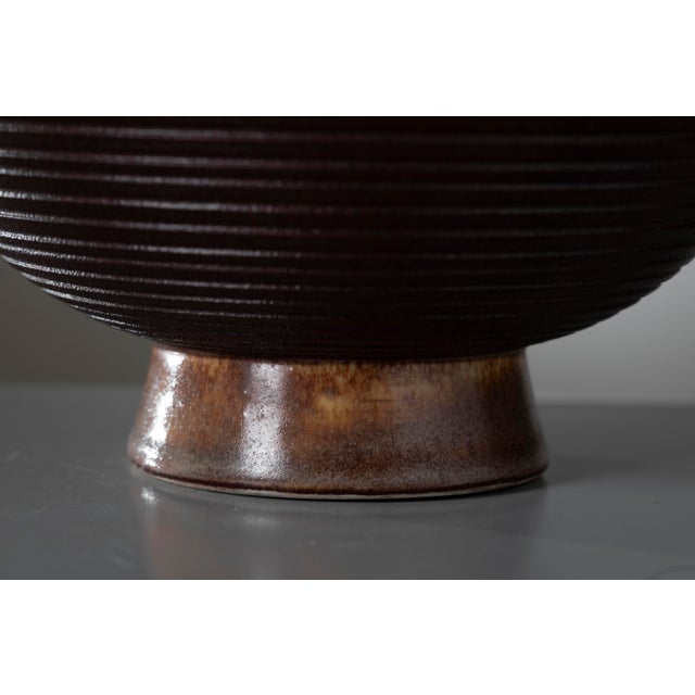 Mid-Century Modern Modern Ceramic Bowl by Giovanni Gariboldi for Richard-Ginori, Italy, 1940s For Sale - Image 3 of 10