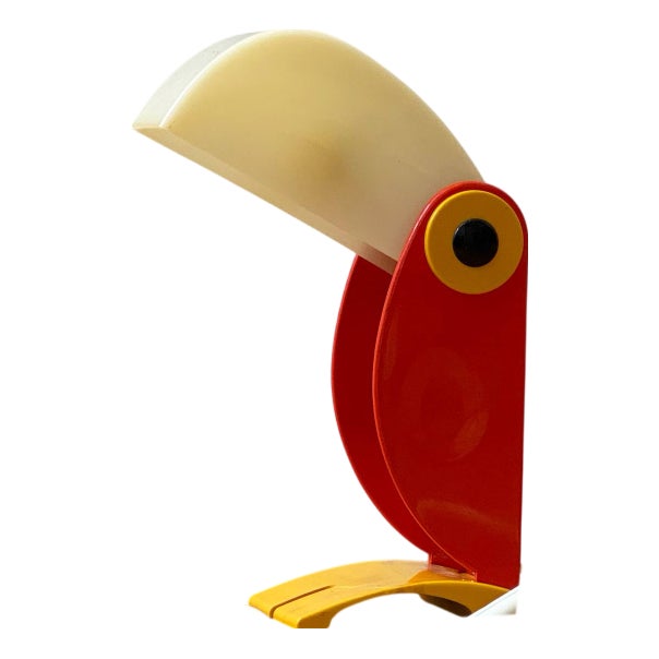 Toucan Table Lamp by Timer for Sormani, Italy, 1970s For Sale