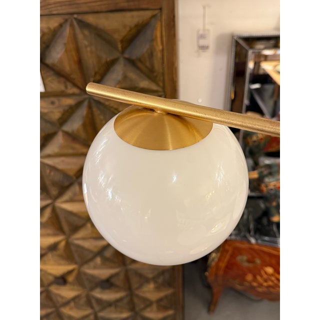West Elm Sphere + Stem Chandelier For Sale - Image 9 of 12