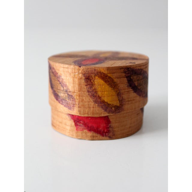 Vintage Guatemalan Folk Art Box For Sale - Image 9 of 14