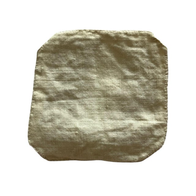 Late 20th Century Vintage Tatting Wine Stemware Coaster Vntge Linen Entertaining Traditional Farmhouse Primitive Victorian Edwardian - Set of 9 For Sale - Image 5 of 5