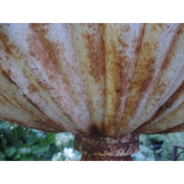 Metal Cast Iron Birdbath, 1990s For Sale - Image 7 of 17