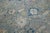 Blue Blue and Gray Indian Mahal Wool Rug Handmade by Apadana For Sale - Image 8 of 9