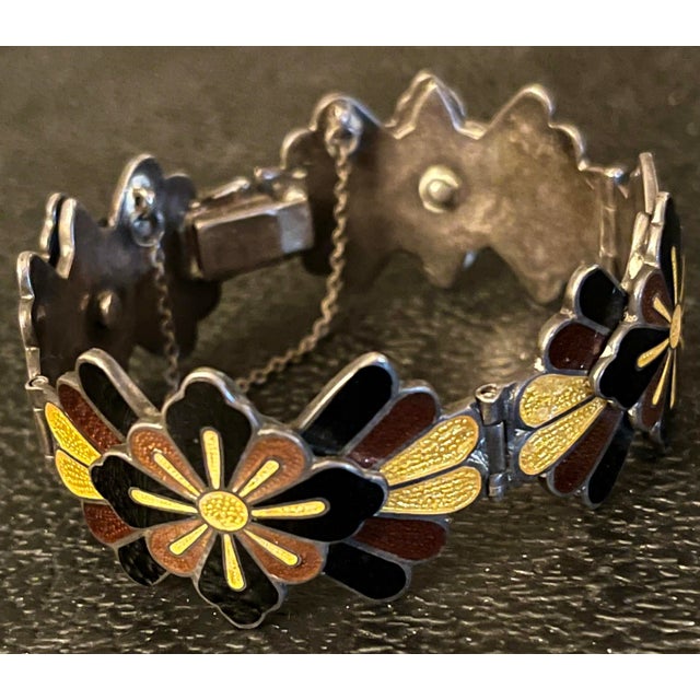 1950s Margot De Taxco Enamel Jewelry Set For Sale - Image 9 of 10