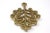 Hollywood Regency Vintage Brass Vine Trivet For Sale - Image 3 of 6