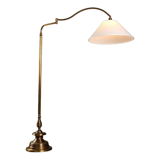 Brass Floor Lamp, 1950s For Sale