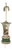 A Vintage Early 20th-Century Hollywood Regency-Style Wooden Vase Lamp For Sale