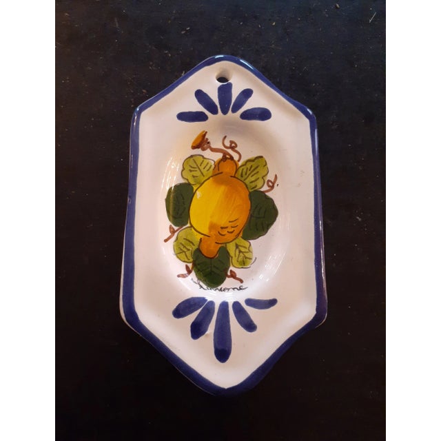 Vintage Ceramiche Italy Trinket Holder For Sale - Image 4 of 5