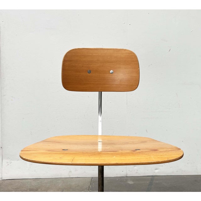 Black Mid-Century Modern Danish Swivel Architect's Office by Jørgen Rasmussen for Kevi Fritz Hansen, 1960s For Sale - Image 8 of 18