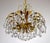 Brass and Crystal Chandelier from Palwa, 1960s For Sale - Image 4 of 18
