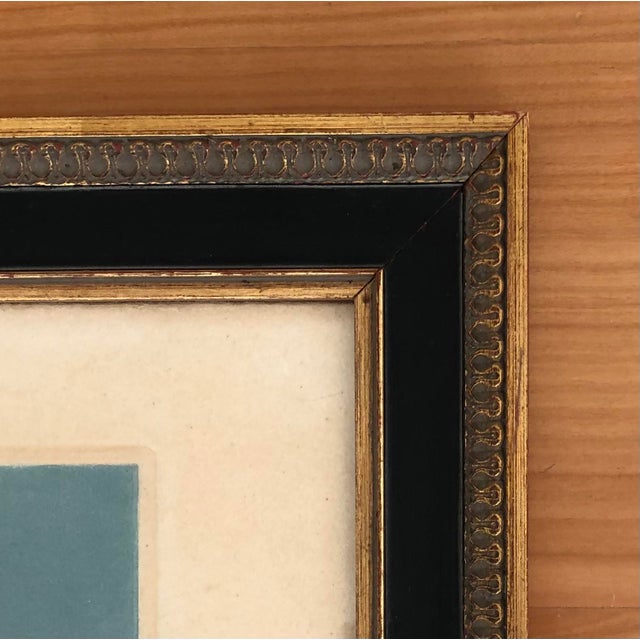 Lionello Balestrieri, Deux amants dans un jardin au dessus de Paris, Engraving, Framed For Sale - Image 7 of 10