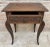 Wood French Carved Walnut Side Table, 1940s For Sale - Image 7 of 12