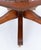 A handsome and substantial antique swivel desk chair of exceptional quality, raised on a finely crafted mahogany base with...