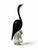 Add a striking architectural accent to your interior with this exceptional vintage Murano art glass heron sculpture by the...