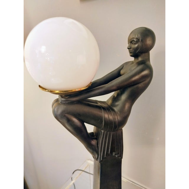 Art Deco Style Table Lamp by Carlo Bartoli, 1970s For Sale - Image 12 of 17