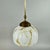 Art Deco Marbled Opaline Glass and Brass Pendant Light, Germany, 1930s For Sale - Image 11 of 18
