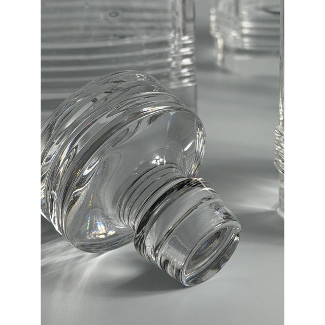 Lead Crystal Decanter and Whiskey Glasses from Christian Dior, 1970s, Set of 7 For Sale - Image 9 of 16