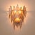 Antique Brass Handmade Glass Wall Lamps, Set of 2 For Sale - Image 6 of 9