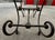 Late 19th-Century French Cast Iron & Marble-Top Pastry Table by J. Mareschal, Paris For Sale In Los Angeles - Image 6 of 12