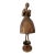 Mid-Century Modern Cast Metal Female Sculpture | European, Circa 1960 For Sale
