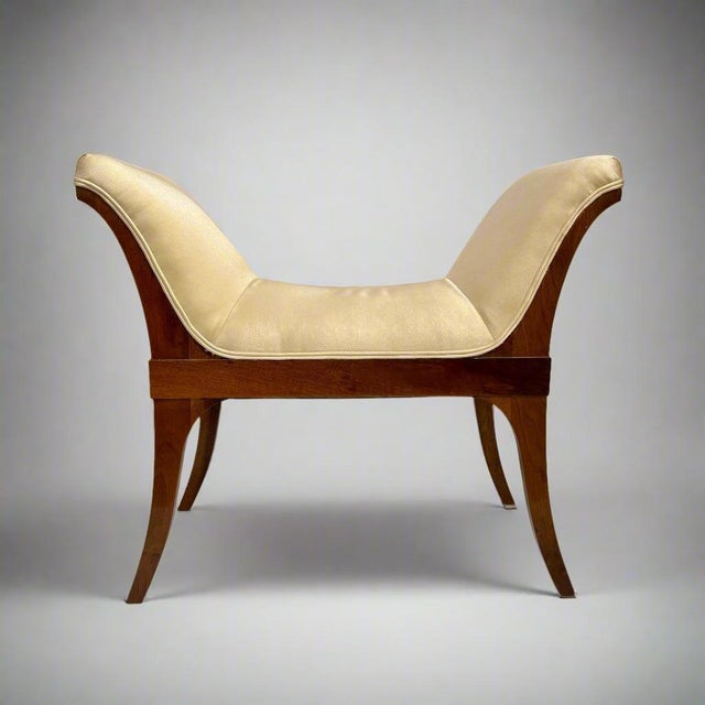 Wood 19th Century Fine Neoclassical Bench For Sale - Image 7 of 7