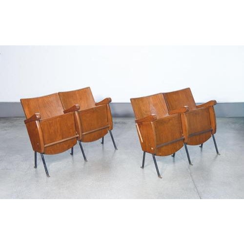 Wooden Cinema Chairs, Set of 2 For Sale - Image 12 of 12