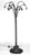 Exceptional Tiffany style bronze twelve-light floor lamp featuring hand-blown art glass shades by renowned American glass...