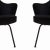 Knoll Saarinen Executive Armchair in Black Velvet, Black Powder Coated Legs For Sale - Image 4 of 5
