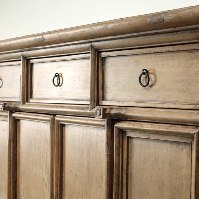 Vintage Storage Cabinet - Six Drawers - Weathered Natural For Sale - Image 16 of 16