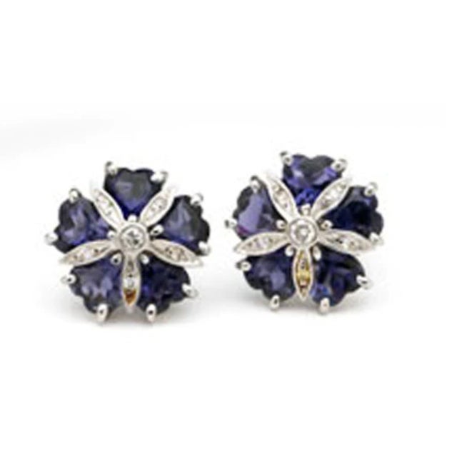 Metal Christina Addison 18kt Yellow Gold Sand Dollar Earring With Citrine and Diamonds - a Pair For Sale - Image 7 of 12