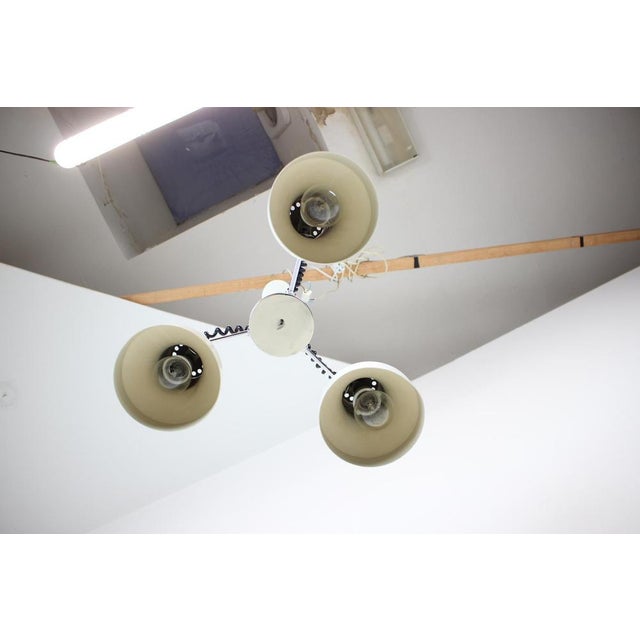 Gold Chandelier by Napako, Czechoslovakia, 1970s For Sale - Image 8 of 14