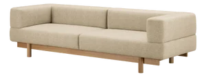 Beige Alchemist Three-Seater Sofa by etc.etc. for Emko